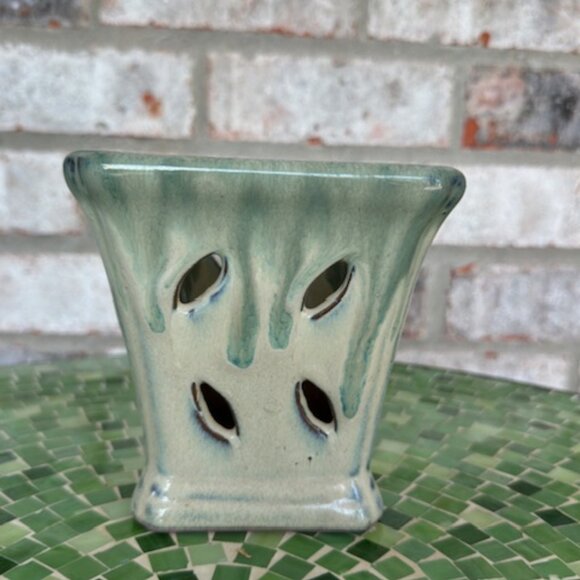 Orchid Pots Glazed Designer Style Light Green - Picture 5 of 10
